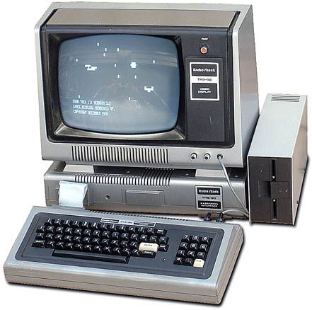 What my first computer looked like...it used cassette tapes for data storage. Floppy Disk Drive, Old Computer, Micro Computer, Computer History, Portable Computer, Radio Shack, Serial Port, Closed For Maintenance, Retro Arcade