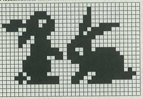 Kira scheme crochet: rabbit Cross Stitch Bunny, Bunny Cross Stitch, Fair Isle Chart, Fair Isle Knitting Patterns, Crochet Bookmarks, Crochet Tapestry, Crochet Cross, Cross Stitch Animals, Crochet Chart