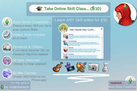 17+ Sims 4 School Mods: Activities, Classroom, & More - We Want Mods Sims 4 After School Activities, Sims 4 Online School Mod, Sims 4 After School Activities Mod, Sims 4 Mods School, Sims 4 Private School Mod, Sims 4 School Mod, Sims 4 School, Sims 4 Skills, Sims 3 Mods