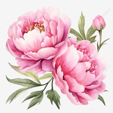 pink peony flowers watercolor clipart ai generated Decoupage Flowers, Peony Clipart, Design Hijab, Map Creator, Watercolor Peony, Clipart Flowers, Flowers Clipart, Peony Flowers, Transparent Image