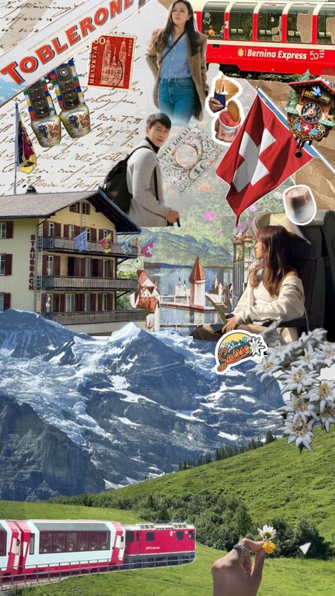 swiss summer 🇨🇭 #switzerland #cloy #summer #europe #swiss #nature Summer Switzerland, Swiss Nature, Swiss Summer, Switzerland Summer, Bernina Express, Nature Collage, Summer Europe, Cute Diy Room Decor, Switzerland Travel