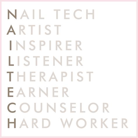 Don't you love being a Bio Sculpture Nail Technician? Nail Technician Instagram Bio, Nail Tech Memes Truths, Nail Tech Motivation Quotes, Quotes For Nail Technicians, Bio For Nail Artist, Nail Tech Picture Ideas, Content Calendar For Nail Tech, Rich Off Nails Quote, Nail Sayings Cute