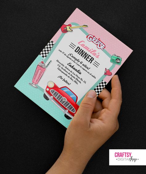 Grease Lightning Car, Dirty Dancing Party, Car Photo Booth, Grease Themed Parties, Grease Theme, Grease Lightning, Grease Party, 50s Theme Parties, Sock Hop Party