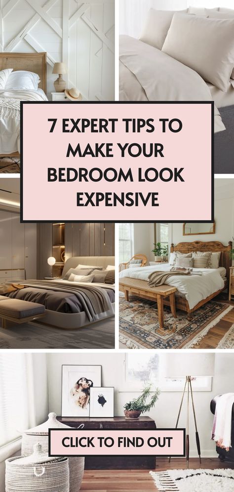 Make your bedroom look like a million bucks! 💰🛌 Discover how bedroom inspiration can blend with practical bedroom design ideas to create a stunning, expensive bedroom. Click for exclusive tips! Bedroom Set Inspirations, Dresser Wall Decor Bedroom, Mismatch Nightstands Bedroom, How To Make A Bedroom Look Expensive, Bedroom Entryway Ideas Master, How To Elevate Your Bedroom, Bedroom Ideas With Dresser, Elevated Bedroom Ideas, Designer Bedrooms Ideas