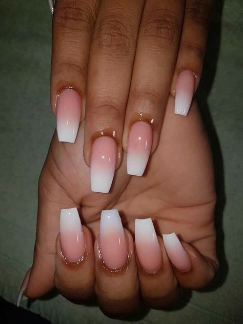 Ombre French 😘 Ombre French Tip, Ombre French Tips, Nail Spa, Nails Acrylic, Perfect Nails, Acrylic Nails, Spa, Nails, Quick Saves