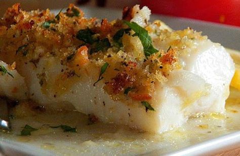 Seafood Snacks, Cod Fish Recipes Baked, Panko Crusted Cod, Crusted Cod, Cod Fish Recipes, Crumb Recipe, Fish Recipes Baked, Fish Dinner Recipes, Ritz Cracker