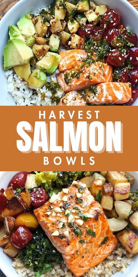 🍣 Need a healthy and delicious meal in a hurry? These Honey Sriracha Salmon Bowls are the perfect balance of sweet and spicy, and they come together in just 20 minutes! 😍 Serve with rice, fresh veggies, and a drizzle of spicy mayo for a wholesome, flavor-packed dinner. Perfect for meal prep or a quick weeknight meal. Save this pin and enjoy an easy, healthy dinner tonight! #salmonbowls #healthydinner #mealprepideas 🍚🌶 Healthy Dinner Bowls Clean Eating, Fall Salmon Dinner Ideas, Salmon Bowl Ideas, Salmon Dinner Ideas Healthy, Healthy Salmon Bowls, Asian Salmon Bowl, Salmon Rice Bowl Recipes, Salmon Bowls Healthy, Honey Sriracha Salmon