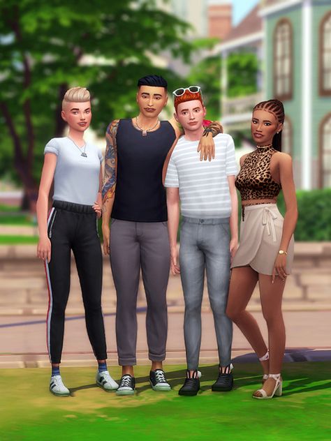 Sims 4 Group Poses, No Profile, Ts4 Poses, Group Photo Poses, Sims 3 Cc Finds, Group Poses, December 2024, K K, Ts4 Cc