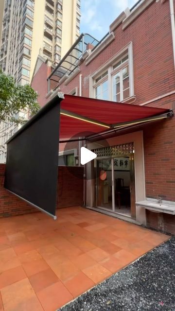 DAVIS Awning & Pergola Manufacturer on Instagram: "Vertical curtain led awning, freely retractable, remote control remote control
#awning #pergola #awnings #canopy #outdoor #architecture #design #outdoorliving #pergolas #shade #home #tente #aluminium #patio #fyp #decor #homedecor" Outdoor Architecture, Pergola Retractable, Fabric Awning, Canopy Outdoor, Awning, House Exterior, Remote Control, Outdoor Living, Architecture Design