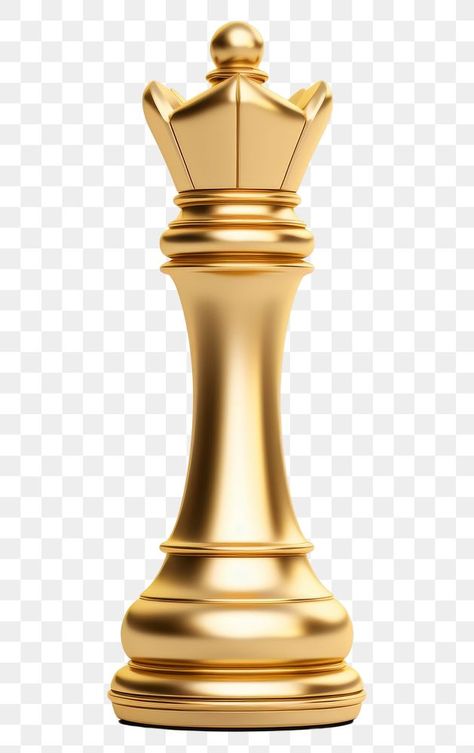 Queen Piece Chess, Queen Chess Piece Aesthetic, Chess Piece Queen, Chess Png, Gold Icons, Gold Template, Queen Chess, Queen Chess Piece, Gold Png