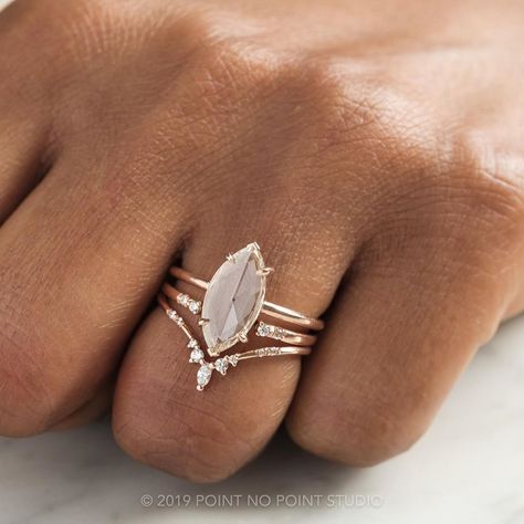 POINT NO POINT STUDIO on Instagram: “Can’t believe this stunning marquise diamond, it’s 1.35 carats 💎 and almost 15mm long! That’s one of the amazing things about rose cut…” Marquee Engagement Rings, Marquise Engagement Ring Set, Marquise Wedding Set, Marquise Wedding Ring, Marquise Engagement Ring, Marquise Cut Rings, Marquise Diamond Engagement Ring, Marquise Diamond Ring, Cute Engagement Rings