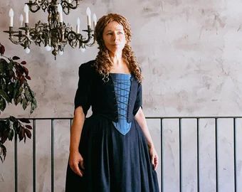 18th-Century Fashion & Timeless Clothing by AtelierSerraspina Outlander Costumes, Tartan Clothing, Popular Costumes, Timeless Clothing, 18th Century Dress, Black Watch Tartan, Century Dress, Claire Fraser, Historical Costume