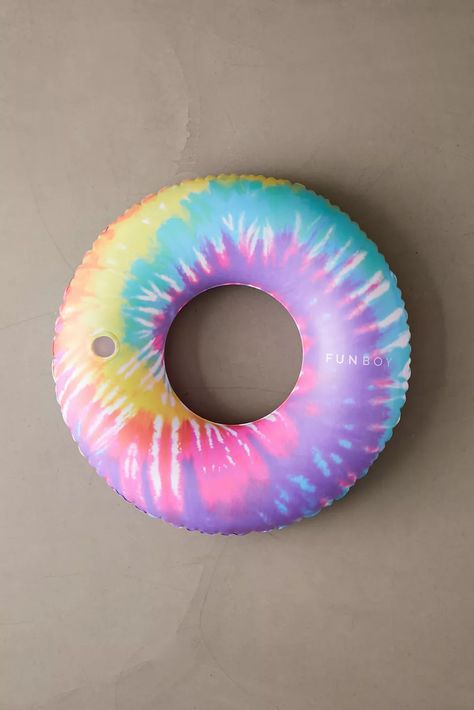 Tie Dye Birthday Party, Cool Pool Floats, Tie Dye Birthday, 7th Birthday Party Ideas, Pool Floaties, Swim Float, Tie Dye Party, Fun Outdoor Activities, Pool Birthday