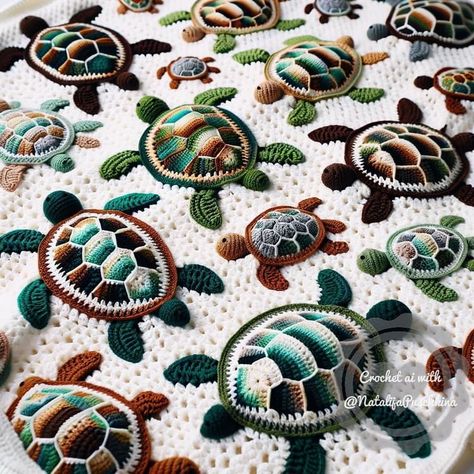 Stylish Crochet Blanket Patterns for Every Taste https://youtu.be/G2YAxr0BKlc?si=tBlfinR5ifdzp8cF Turtle Crochet Blanket, 3d Crochet Blanket, Beach Blanket Crochet, Crochet Turtle Pattern Free, Crochet Turtles, Free Crochet Blanket Patterns, Turtle Blanket, Crochet A Granny Square, Crochet Turtle Pattern