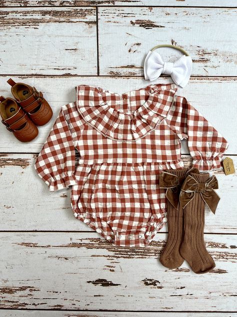 Baby Girl Fall Clothes Toddler Girl Autumn Outfit Brown - Etsy