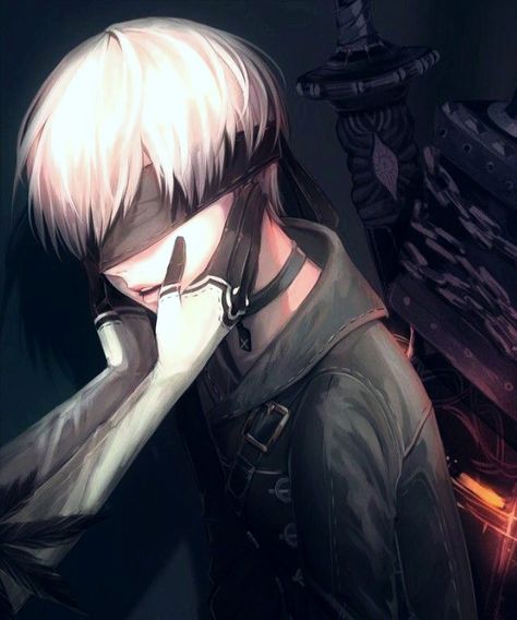 Silent Anime, Anime Boy Fanart, 2b X 9s, 9s Nier Automata, Nier Characters, Boy Fanart, Nier Replicant, 2b Nier Autómata, Artwork Portrait