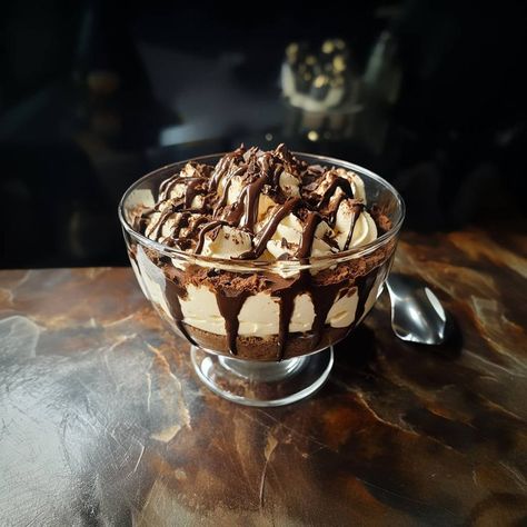 Bailey's Chocolate Cheesecake Trifle with Chocolate Drizzle Chocolate Cheesecake Trifle, Baileys Chocolate Cheesecake, German Chocolate Cheesecake, Cheeseburger Meatloaf, Baked Meatloaf, Mexican Casserole Recipe, Churro Cheesecake, Cheesecake Trifle, Chocolate Peanut Butter Cake