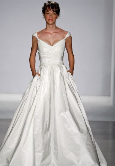 10 Tafetta Wedding Gowns That Are Both Sophisticated & Stunning | PreOwned Wedding Dresses White Ball Dresses, Priscilla Of Boston Wedding Dresses, Boston Wedding Dress, Priscilla Of Boston, Sweet Wedding Dresses, Lovely Wedding Dress, Silver Cocktail Dress, Claire Pettibone, Wedding Dress With Pockets