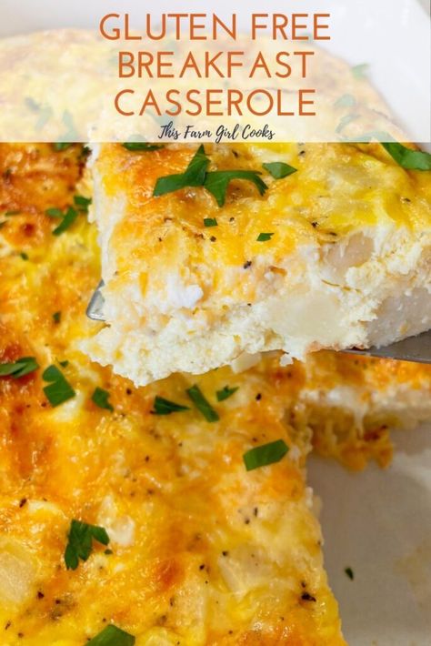 Gluten Free Egg Bake, Gluten Free Egg Casserole, Dairy Free Breakfast Casserole, Gluten Free Breakfast Casserole, Gluten Free Brunch, Baked Breakfast, Gf Breakfast, Gluten Free Breakfast, Breakfast Casserole Easy