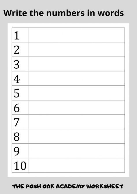 Numbers 1-10 in words worksheet 1 To 10 Spelling Worksheet, Number Names 1 To 10 Worksheet, 1 To 50 Numbers Worksheet, Writing 1-10, Number Names Worksheet 1-10, Word Numbers Worksheet, Write In Words Worksheet Maths, Number Words 1-10 Worksheets, 1 10 Number Worksheet