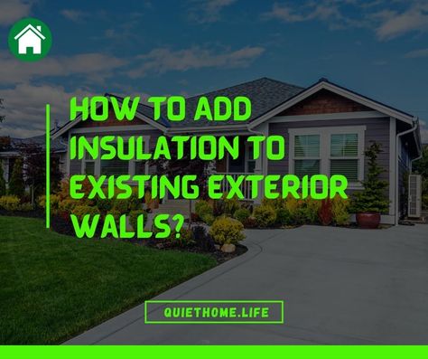 How To Add Insulation To Existing Exterior Walls Adding Insulation To Existing Walls, Wall Insulation Diy, Exterior Wall Insulation, Interior Wall Insulation, Diy Insulation, External Wall Insulation, Insulated Siding, Passive House Design, Bubble Pack