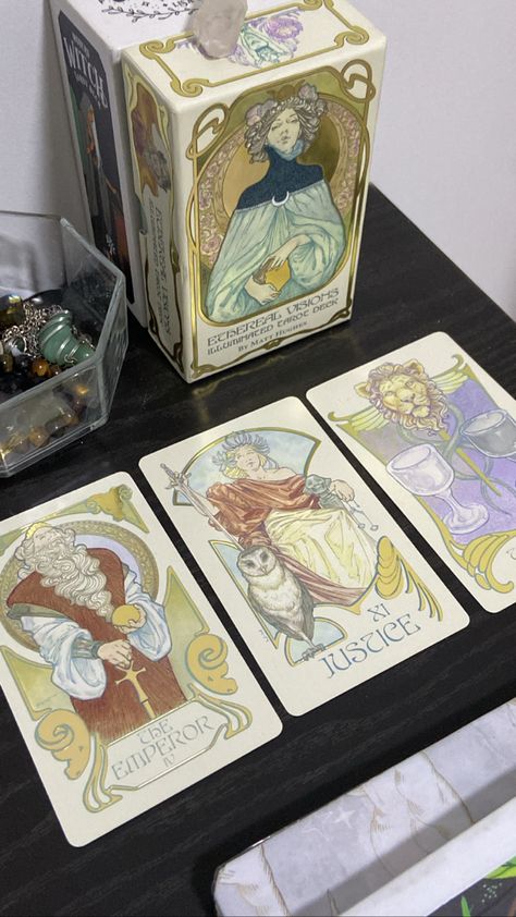 ethereal visions tarot deck Etheral Visions Tarot, Ethereal Tarot, Ethereal Visions Tarot, Tarot Business, The Season Of The Witch, Tarot Aesthetic, The Love Witch, Light Fairy, Event Id