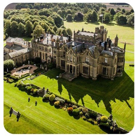 Allerton Castle, English Houses, Castle Estate, English Architecture, English Manor Houses, Old Manor, English Castles, Castle Mansion, Castle Aesthetic