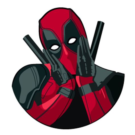 Shy Sticker, Finding Nemo Stickers, Deadpool Illustration, Deadpool Png, Deadpool Party, Deadpool Cartoon, Deadpool Stickers, Batman Stickers, Red Superhero