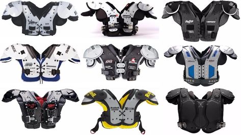 The Best Shoulder Pads For Football Players Reviews http://www.shocpro.com/football-shoulder-pads/ #Football #FootballShoulderPads #NFL #FootballGear Football Shoulder Pad, Football Shoulder Pads, Football Pads, Football Dress, Football Diy, Valentine Diy, Football Stuff, Football Gear, American Football Players