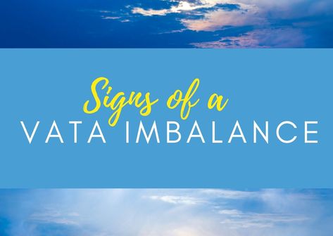 What are the signs of a Vata Imbalance? Keep reading to find out… Vata Imbalance Signs, Vata Imbalance, Ayurveda Pitta, Ayurveda Lifestyle, Ayurveda Life, Vata Dosha, Light Exercise, Self Massage, Brain Fog