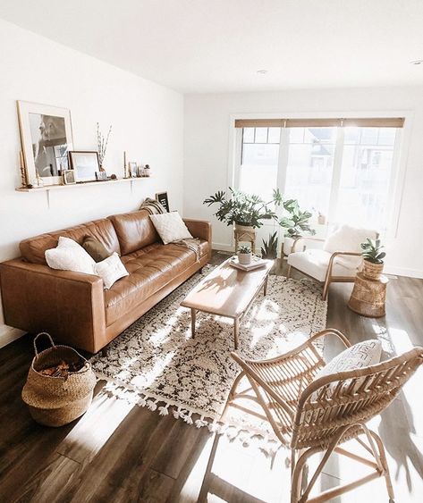 Bohemian chic living room