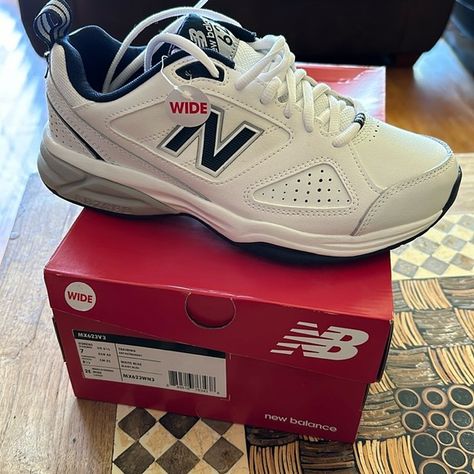 New Balance Men's, 623v3 Training Shoe Mens New Balance 574, New Balance Walking Shoes, Navy Blue Sneakers, New Balance White, Mens Training Shoes, Mens Walking Shoes, Walking Sneakers, New Balance Sneakers, New Balance Men