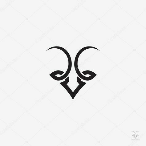 Aries Tattoo Designs, Aries Symbol Tattoos, Aries Ram Tattoo, Taurus Constellation Tattoo, Ram Tattoo, Horoscope Tattoos, Capricorn Tattoo, Rune Tattoo, Bull Tattoos