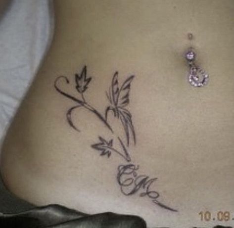 Lower Belly Tattoos, Abdomen Tattoo, Stomach Tattoos Women, Belly Tattoos, Torso Tattoos, Small Pretty Tattoos, Pretty Tattoos For Women, Dope Tattoos For Women, Stylist Tattoos