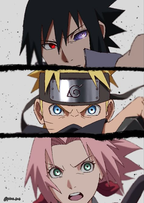 Team 7 Naruto, Team Kakashi, Naruto And Sasuke Kiss, Sasuke Shippuden, Naruto Team 7, Naruto Wallpapers, Naruto Uzumaki Hokage, Boruto Characters, Naruto Teams