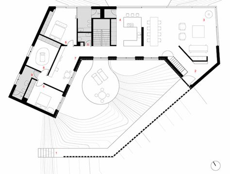 Someday Master Drawings, L Shaped House, Natural Architecture, Scandinavia Design, Railway Sleepers, Data Design, Architectural Floor Plans, Model House, Duplex House