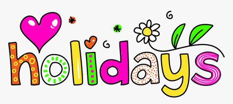 Happy Holidays Images, Happy Vacation, Vacation Wishes, Vector Graphics Illustrations, Holiday Cartoon, Holiday Images, School Holiday, School Clipart, Holiday Clipart