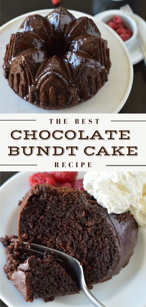 Best Chocolate Bundt Cake Recipe, Cake Mix Sour Cream, Make Cupcakes, Hot Chocolate Fudge, Chocolate Cake Recipe Moist, Devils Food Cake Mix Recipe, Chocolate Bundt, Decadent Chocolate Desserts, Devils Food Cake