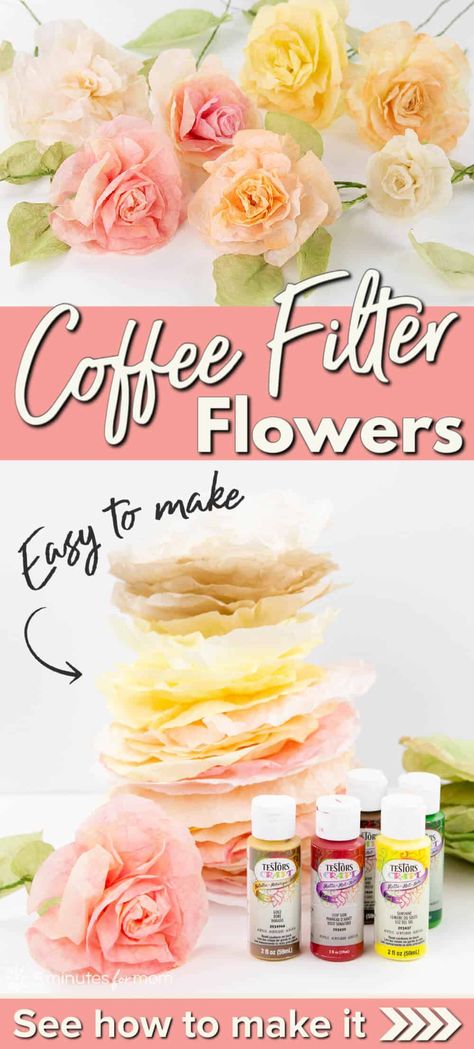 Eurovision Costume, Unusual Crafts, Coffee Filter Flowers Diy, Paper Dahlia, Make Paper Flowers, Coffee Filter Crafts, Coffee Filter Flowers, Flowers Paper, How To Make Paper Flowers