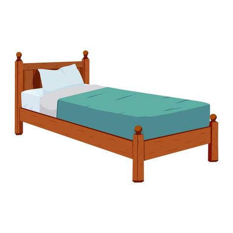 Bed Animation, Bed Png, Bed Illustration, Bed Cartoon, Bed Drawing, Travel Wood, Anime Houses, Bed Vector, Beautiful Bed Designs