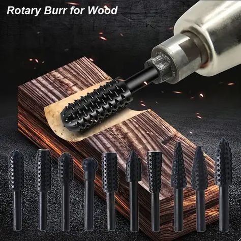 Wood File, Wood Drill Bits, Rotary Tools, Diy Holz, Wood Carving Tools, Wood Polish, Woodworking Wood, Palau, Carving Tools