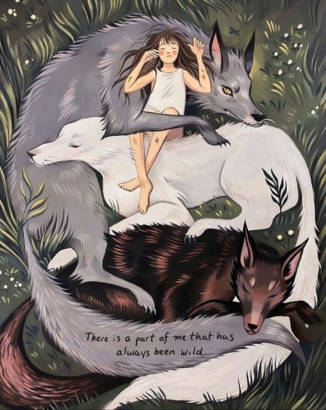 Wild Child Poster, Canine Art, Fairytale Art, White Wolf, Wolf Art, As It Was, Wild Child, The Spirit, Animal Art