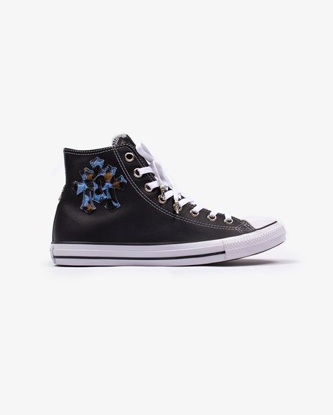 Chrome Hearts CHROME HEARTS CROSS PATCH .925 SILVER CONVERSE (1/1) | Grailed Heart Converse, Chrome Hearts Cross, Silver Converse, Cross Patch, Idol Fashion, Men's Footwear, Chrome Hearts, 925 Silver, Shoes Mens