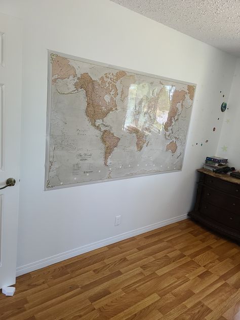 Maps International Giant World Map - Antique World Map Poster - Laminated - 77.5 x 46 : Amazon.ca: Office Products Giant World Map, Maps Aesthetic, World Map Wall Decor, Wall Pics, Antique World Map, World Map Poster, Map Wall Decor, Basement Walls, World Map Wall