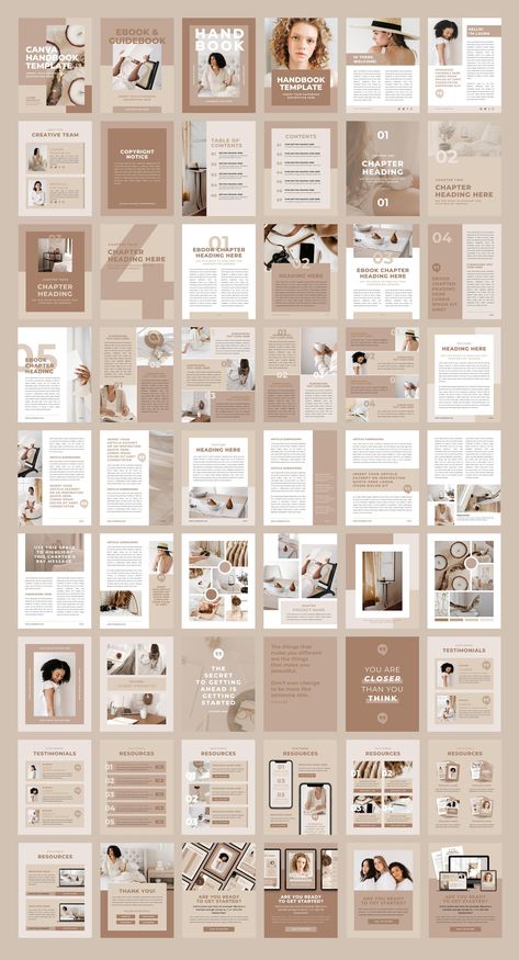 Textbook Page Layout, Workbook Layout Design Inspiration, Workbook Design Layout, Ebook Designs Layout, Indesign Magazine Template Layout Design, Story Instagram Highlight, Ebook Design Layout, Canva Layout, Ebook Designs Layout Minimalist