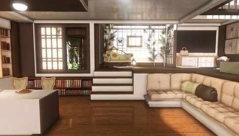 Anime Houses, Interior Concept Art, Salas Living Room, Ffxiv Housing, Background Anime, Anime House, Japanese Style House, Anime Places, Fantasy Rooms