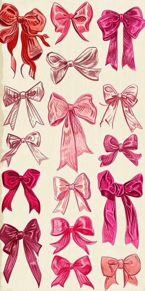 Aesthetic Christmas Prints, Ribbon Wallpaper, Bow Wallpaper Iphone, 2024 Aesthetic, Bow Wallpaper, Hair Ribbons, Christmas Graphics, Iphone Wallpaper Photos, Preppy Wallpaper