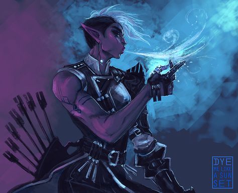 Astral Elf, Moon Elves, Archer Characters, Elf Shelf, Dark Elves, Elf Characters, Post Apocalyptic Art, Darkest Hour, Dark Elf