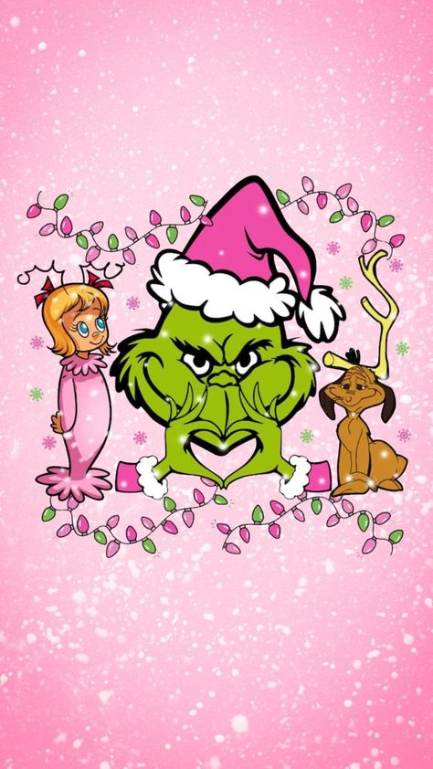 Grinch Wallpaper Iphone, Grinch Christmas Wallpaper, Merry Christmas Aesthetic, Pink Christmas Iphone Wallpaper, Grinch Pictures, Dr Suess Grinch, Grinch Wallpaper, Aesthetic Wallpaper Ipad, Christmas Iphone Wallpaper