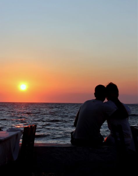 Greek couple watching the Mykonos Greece sunset (c)  Nastasia Yakoub Mykonos Greece Aesthetic, Greece Sunset, Greece Aesthetic, Aesthetic Couple, Couples Therapy, Mykonos Greece, Australia Day, Couple Beach, Intelligent Design